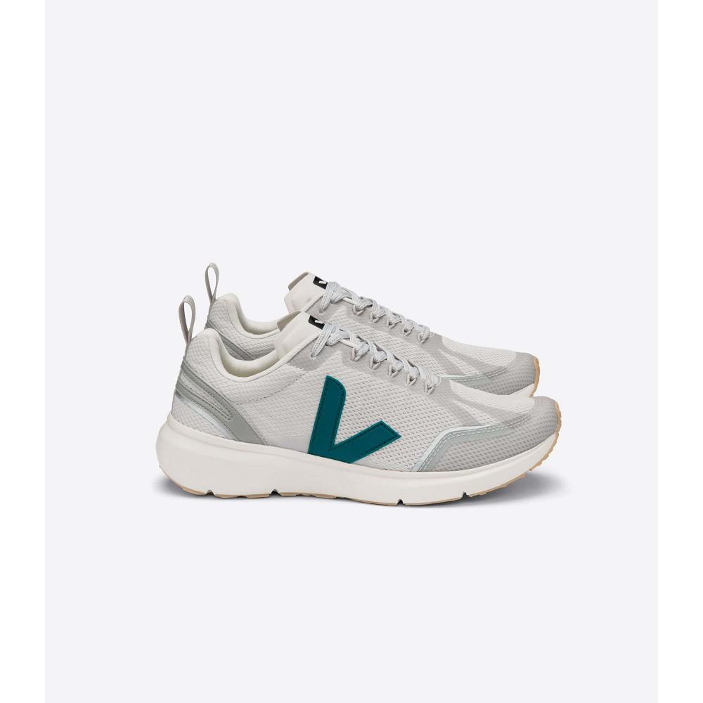 Veja CONDOR 2 ALVEOMESH Sko Dame Grey/Green | NO 494DFM